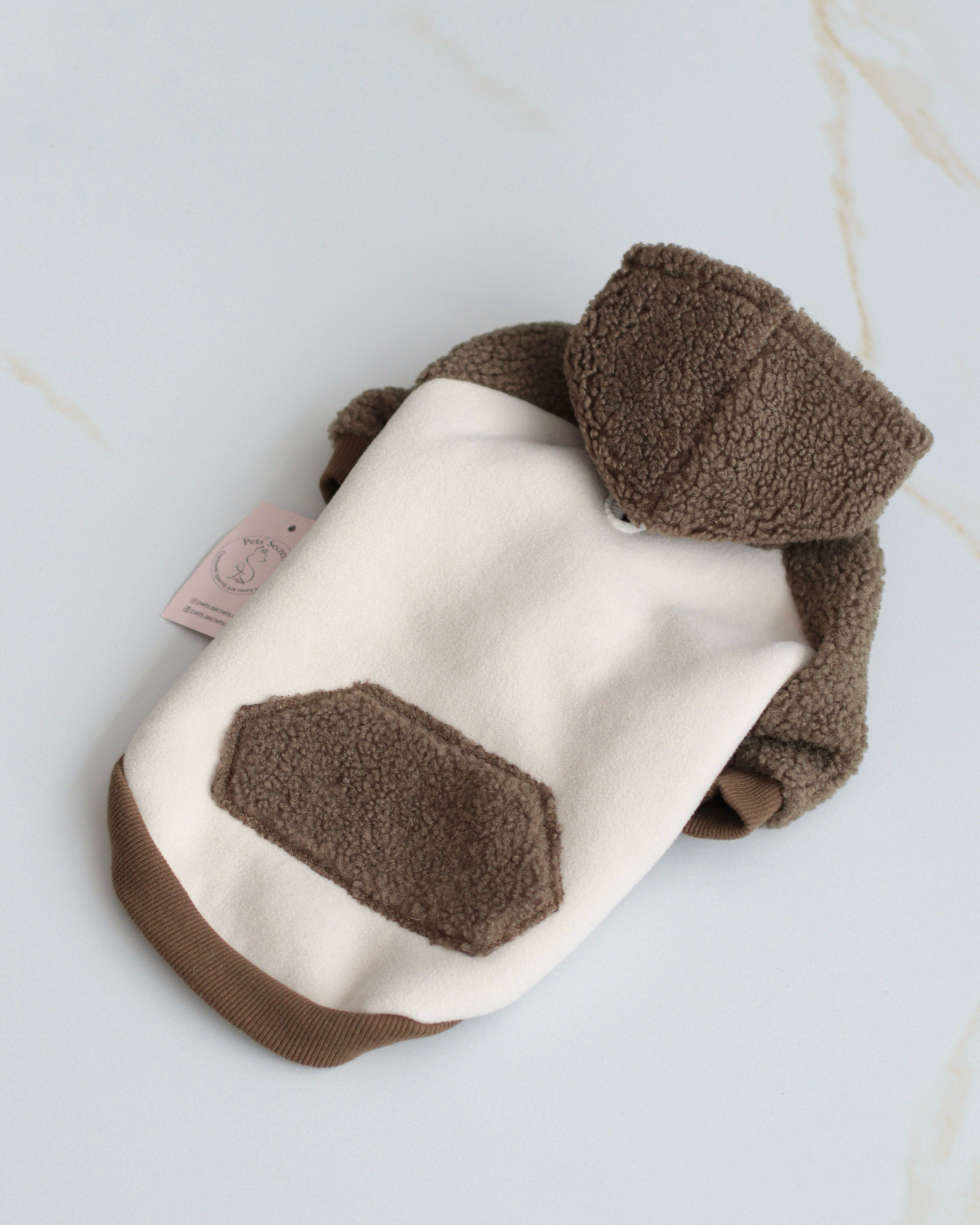 Худі молочного кольору Milk & Mocha