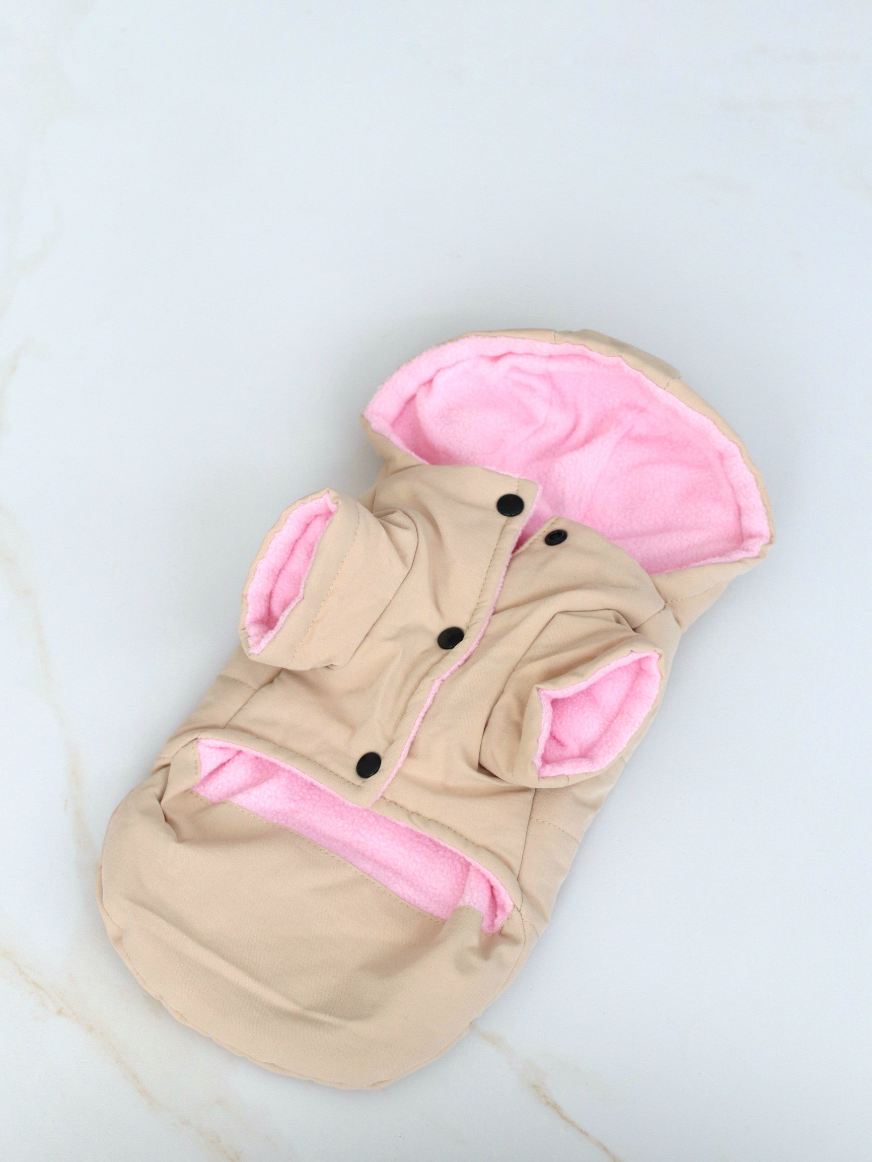 Куртка бежевого кольору Dadagou