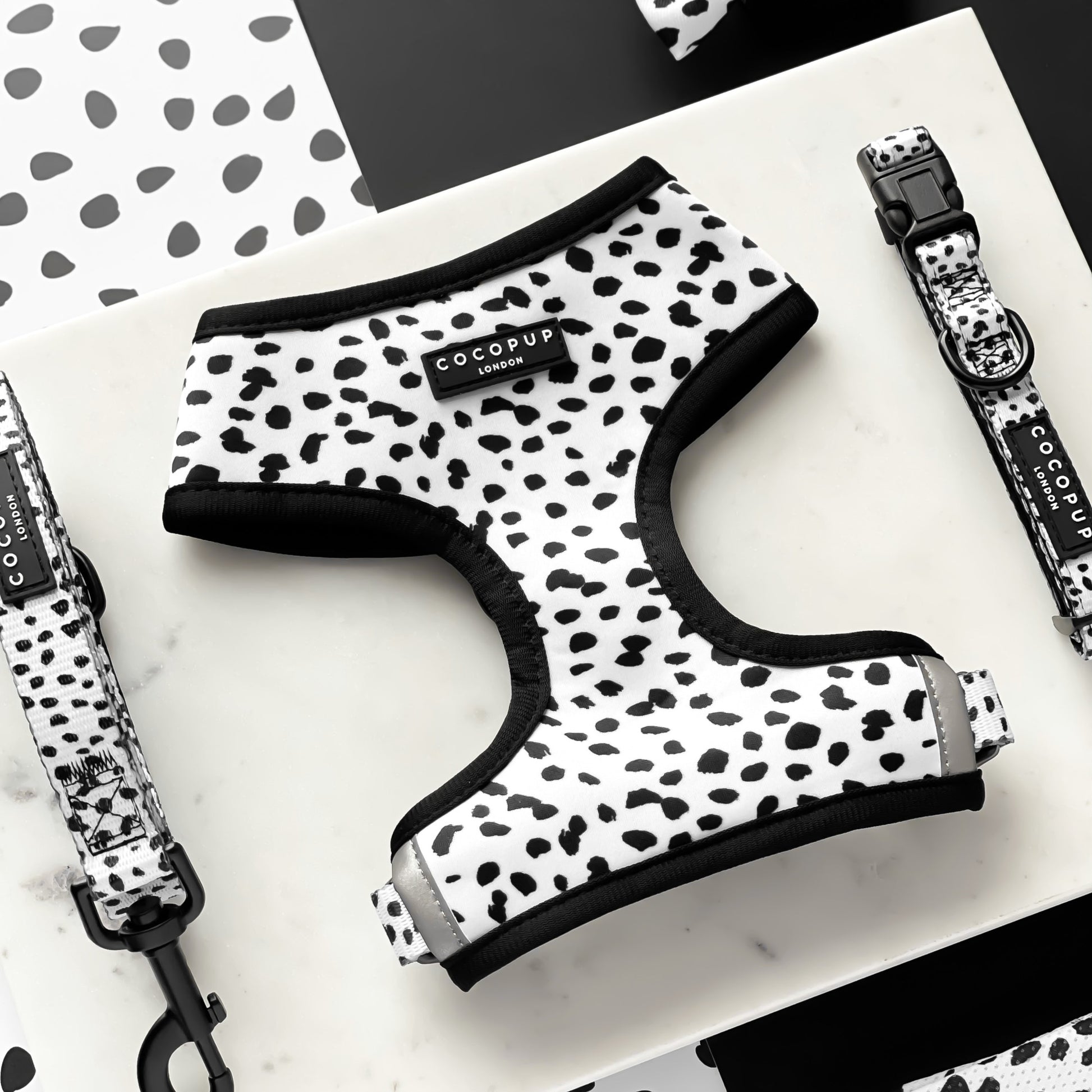 Шлея для собак Cocopup - Monochrome Spots