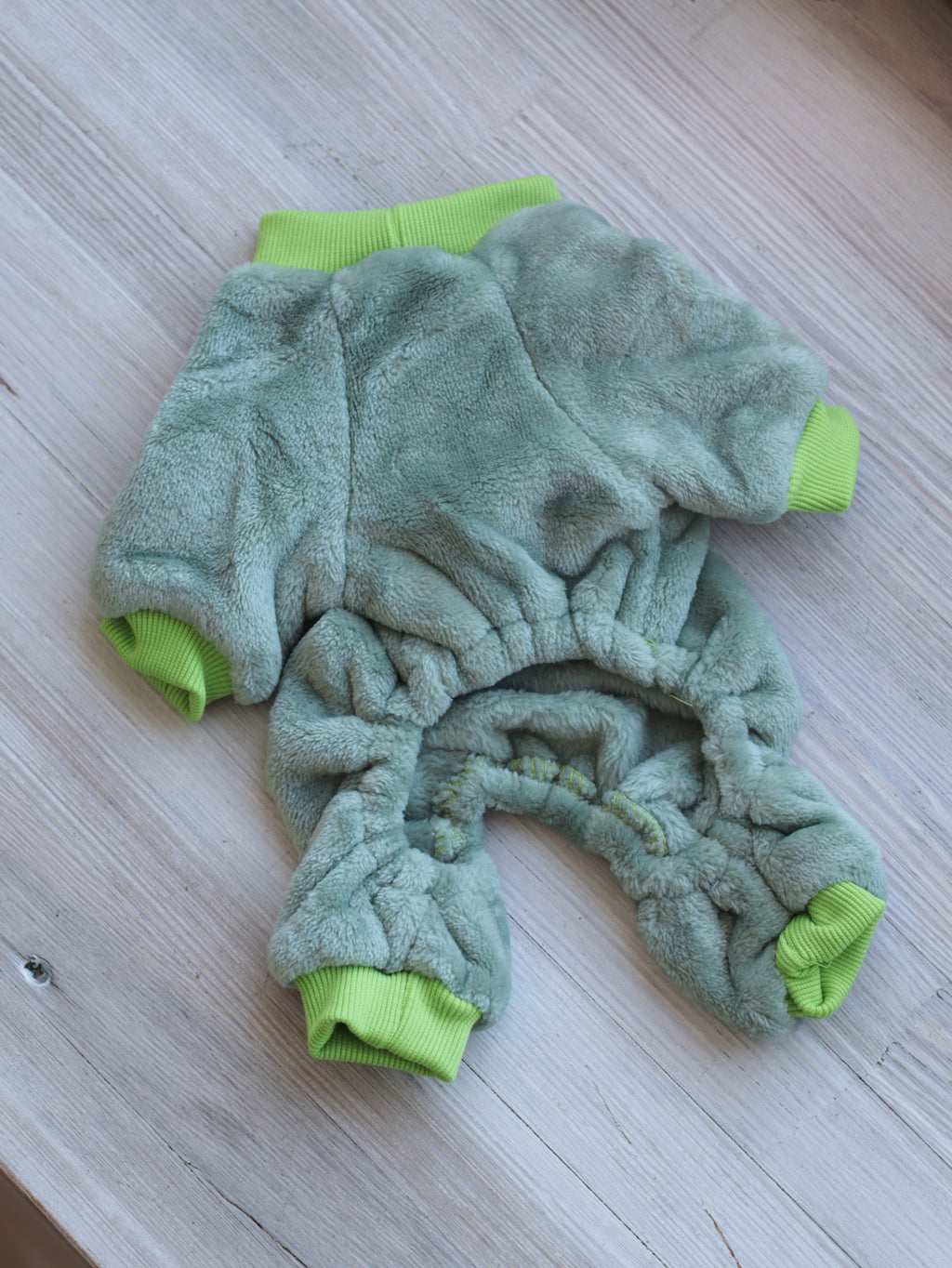 Avocado Hug lime pajama jumpsuit