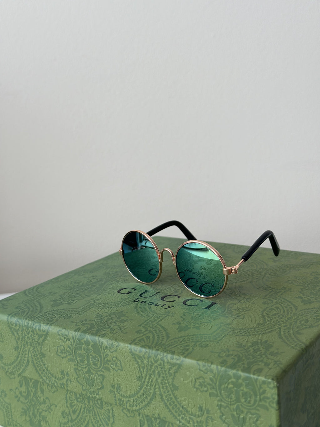 Окуляри з круглими зеленими лінзами Green Aurora