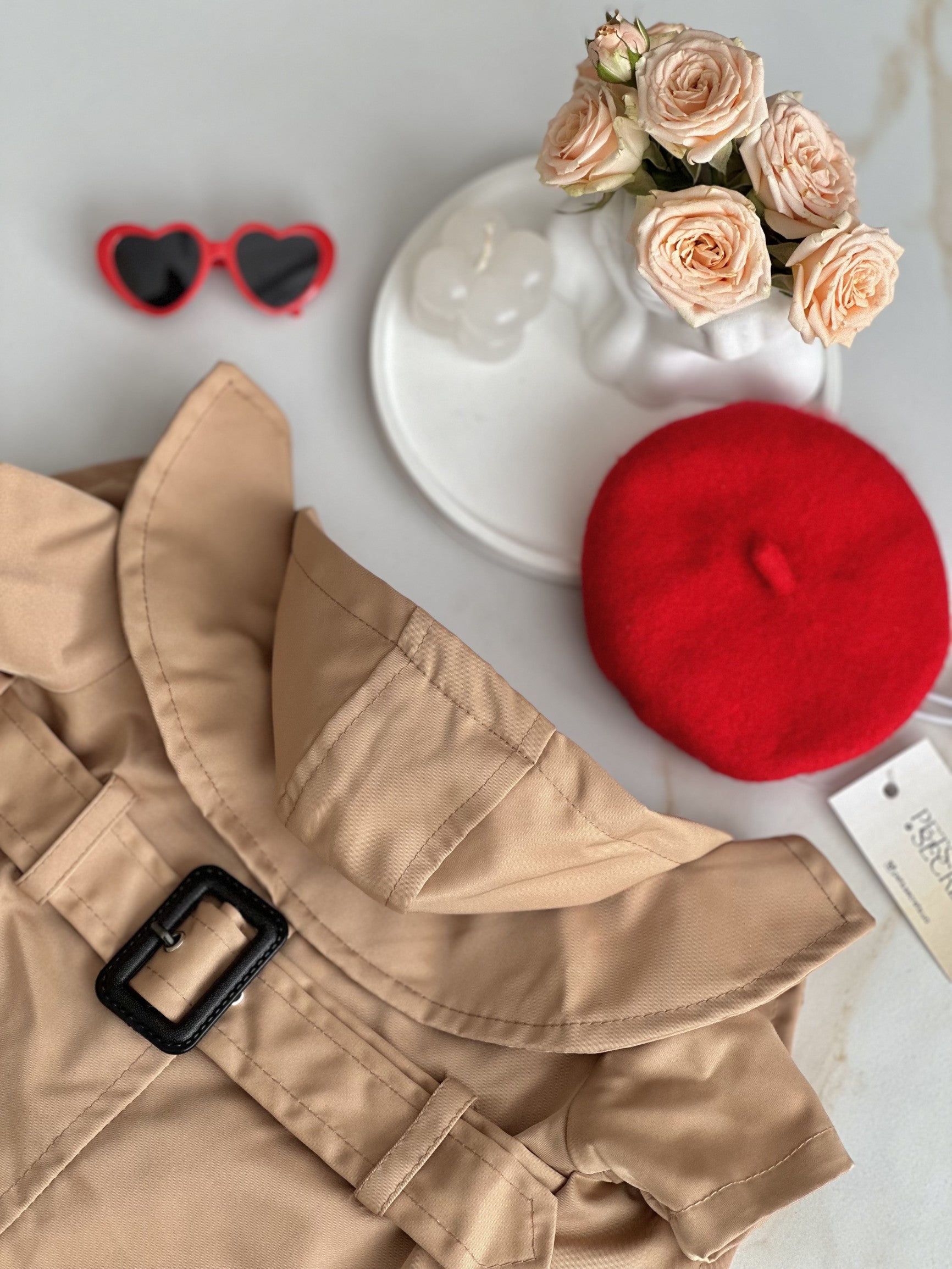 Тренч бежевого кольору Classic