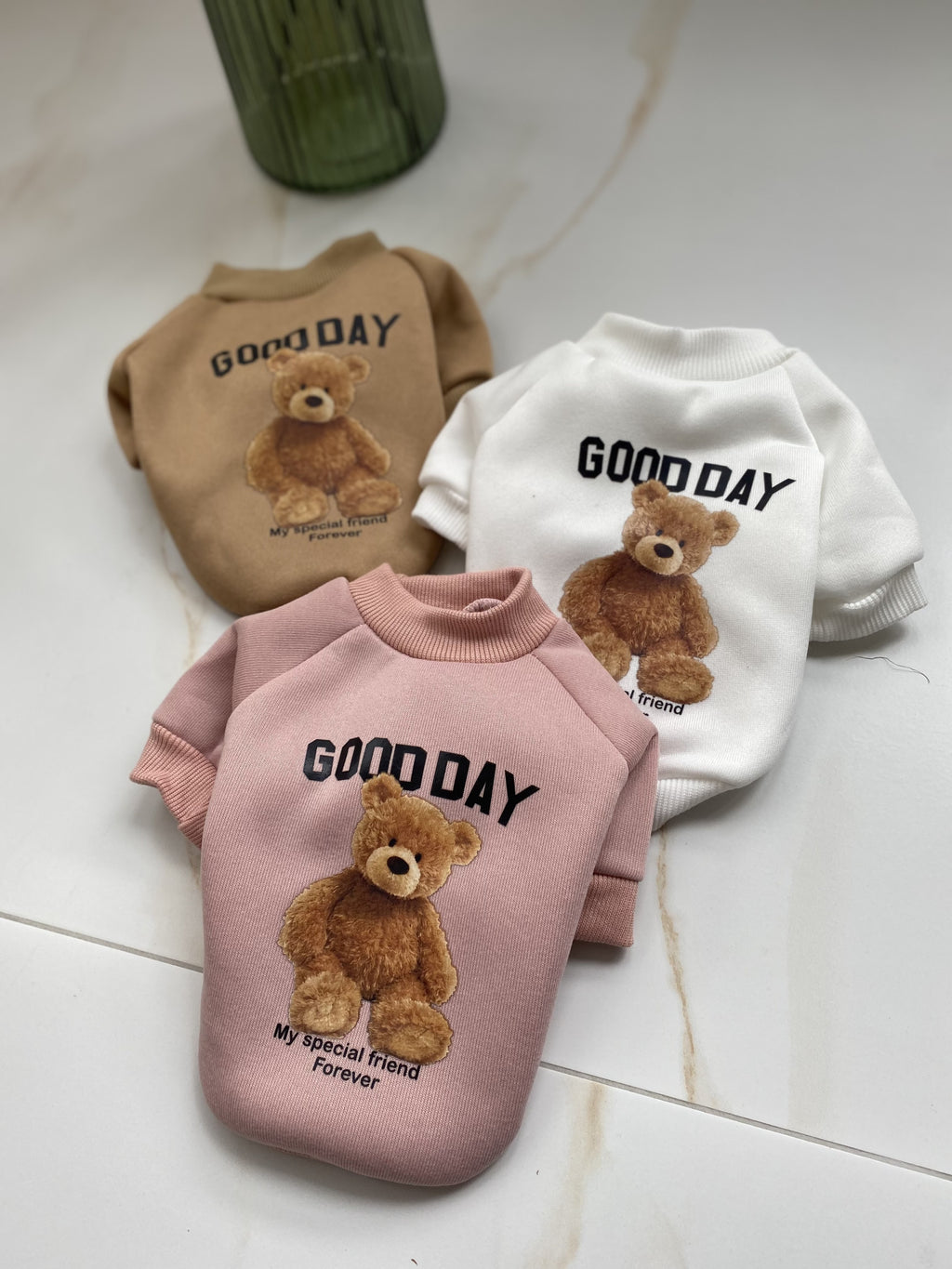 Brown sweatshirt Good day