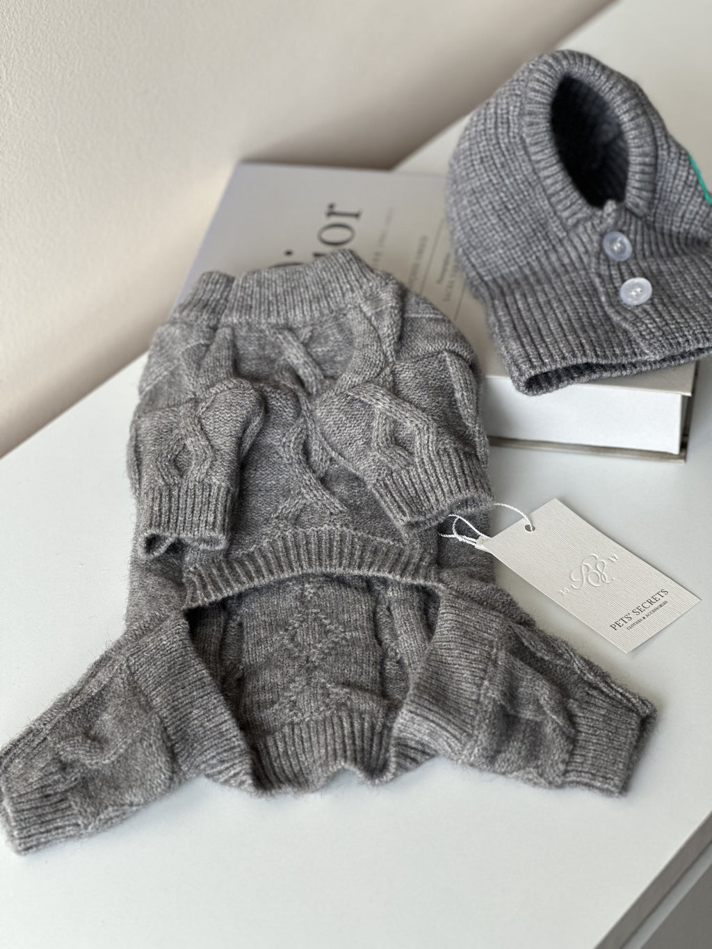 Комбінезон сірого кольору Knit Mood