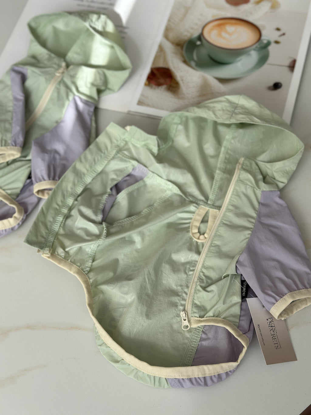 Cheepet mint raincoat