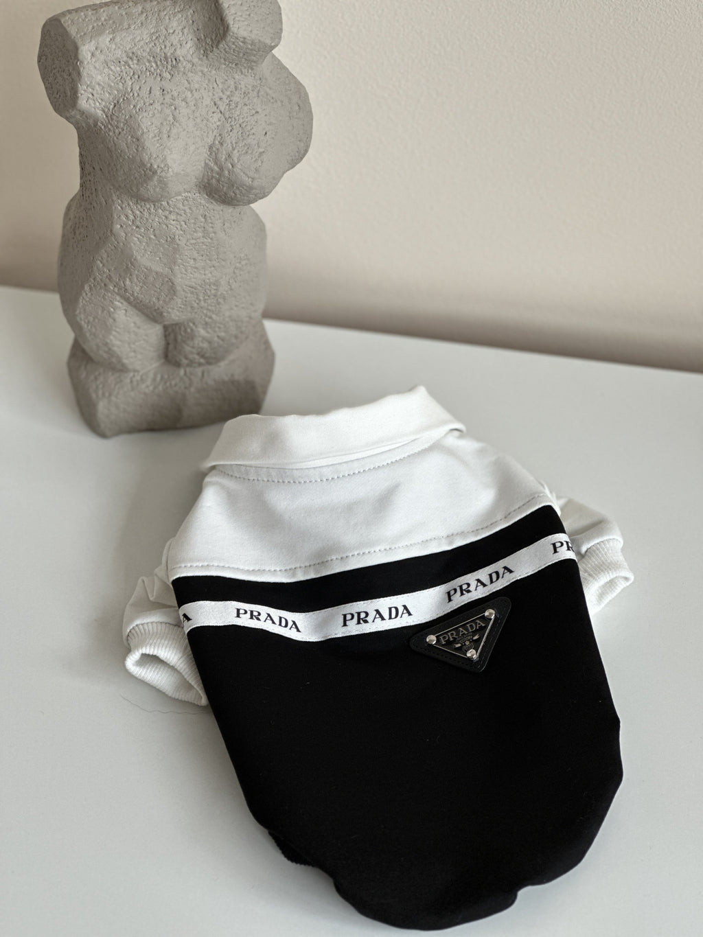 Prada black and white bomber jacket