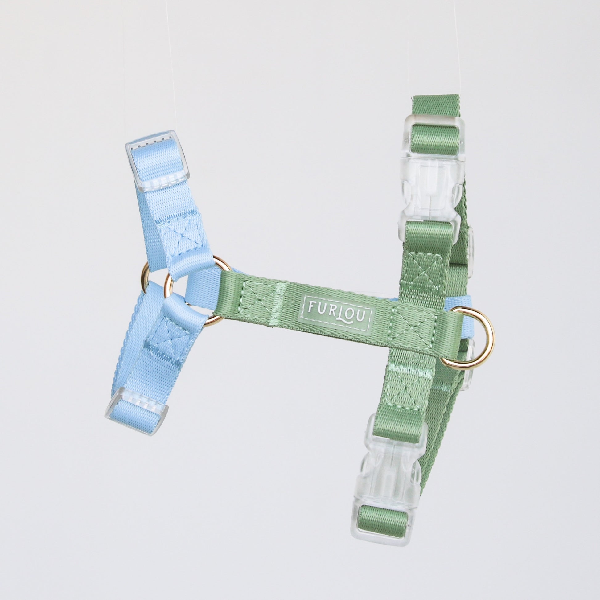 Шлея для собак Furlou - Blue and Sage