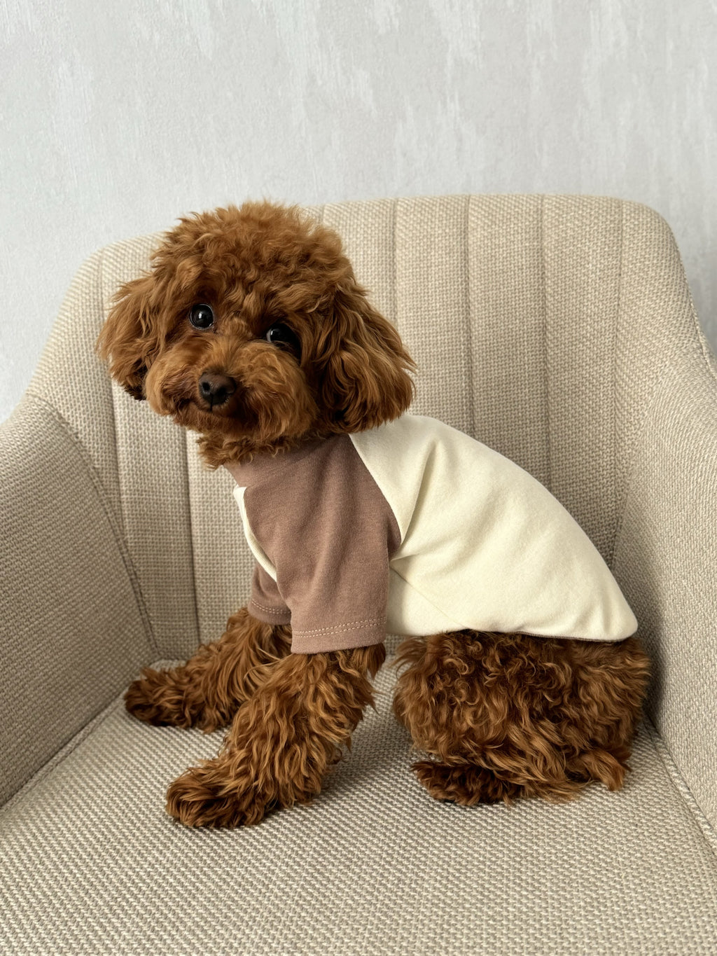 Nude cream-colored T-shirt