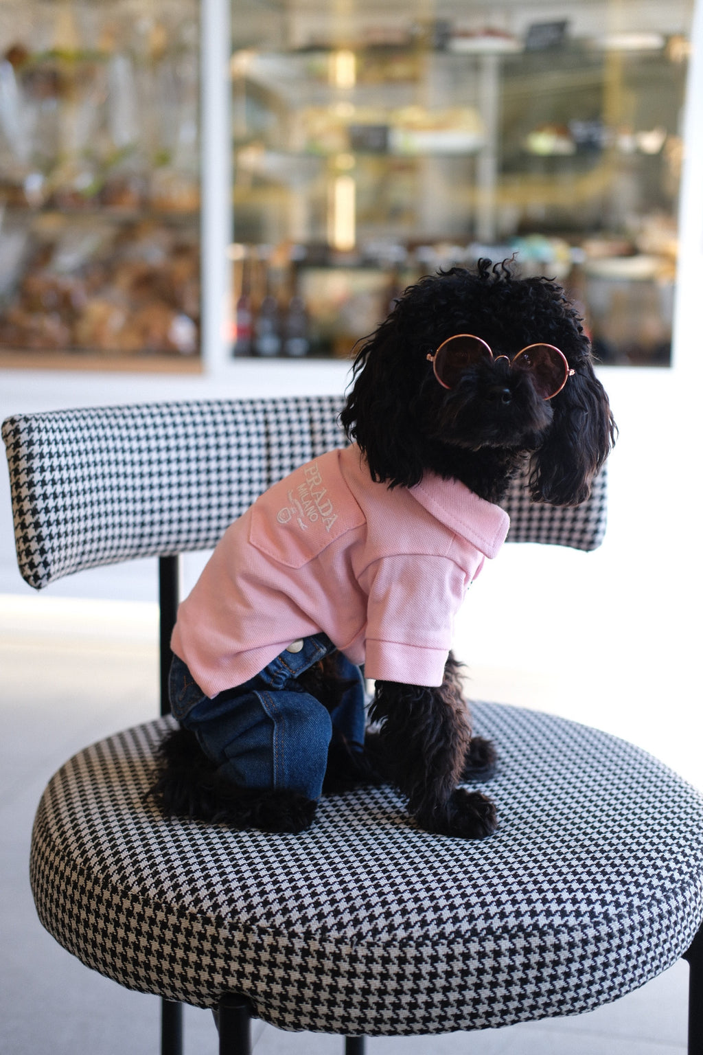 Prada pink polo shirt