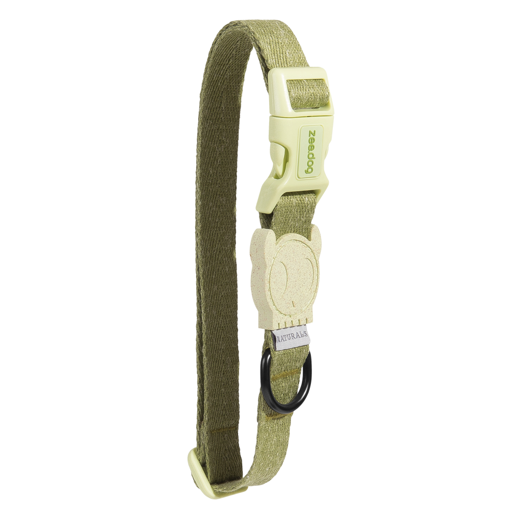 Zee.Dog Naturals Dog Collar - Moss