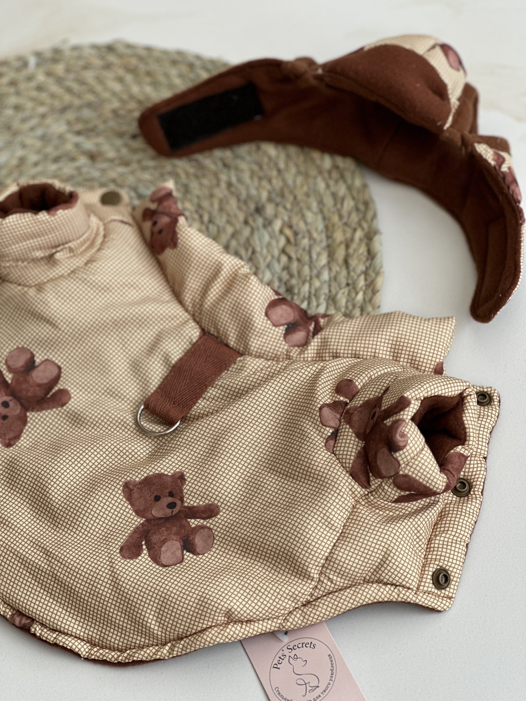 Куртка гірчичного кольору з шапкою Teddy