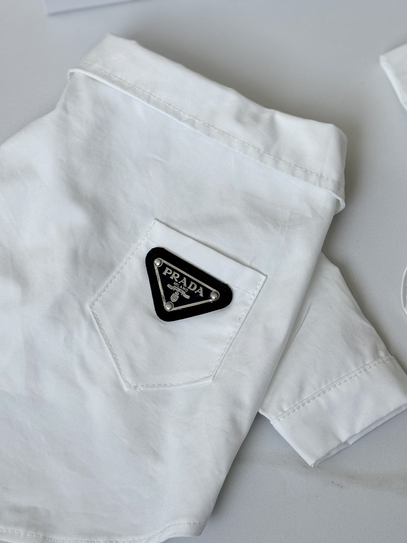 Сорочка білого кольору Prada