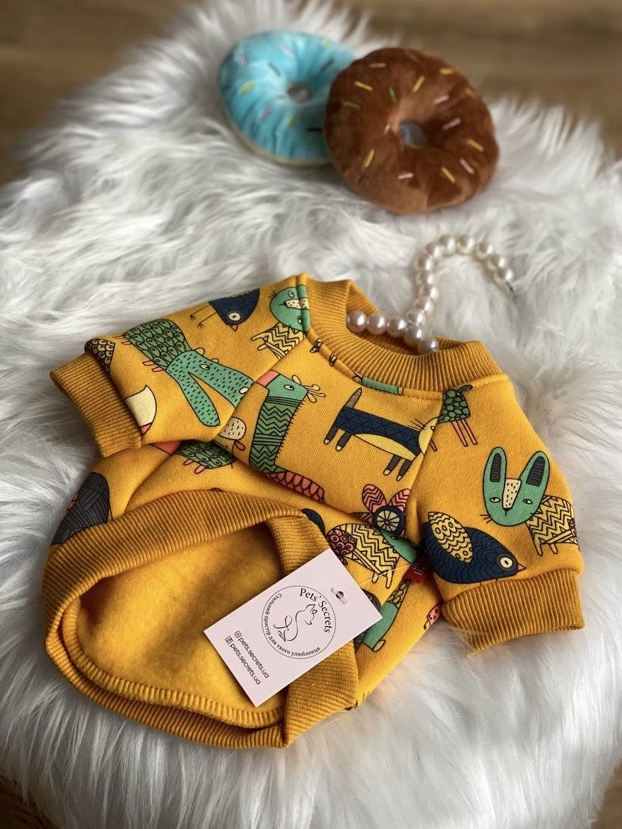 Seaven heaven mustard sweatshirt