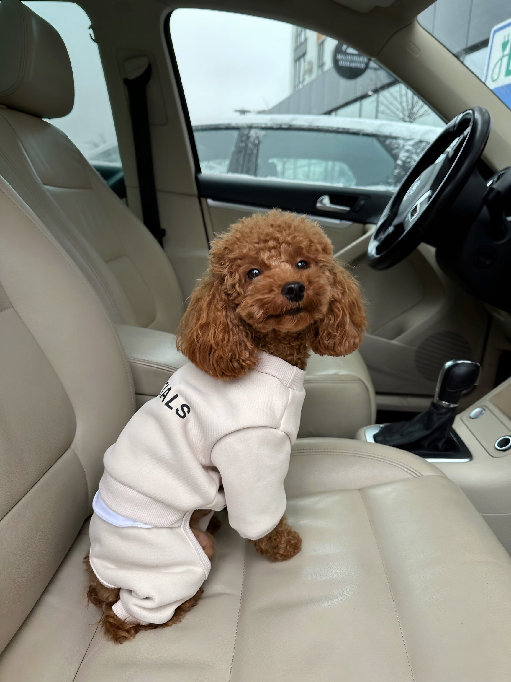 Комбінезон бежевого кольору Essentials Basic