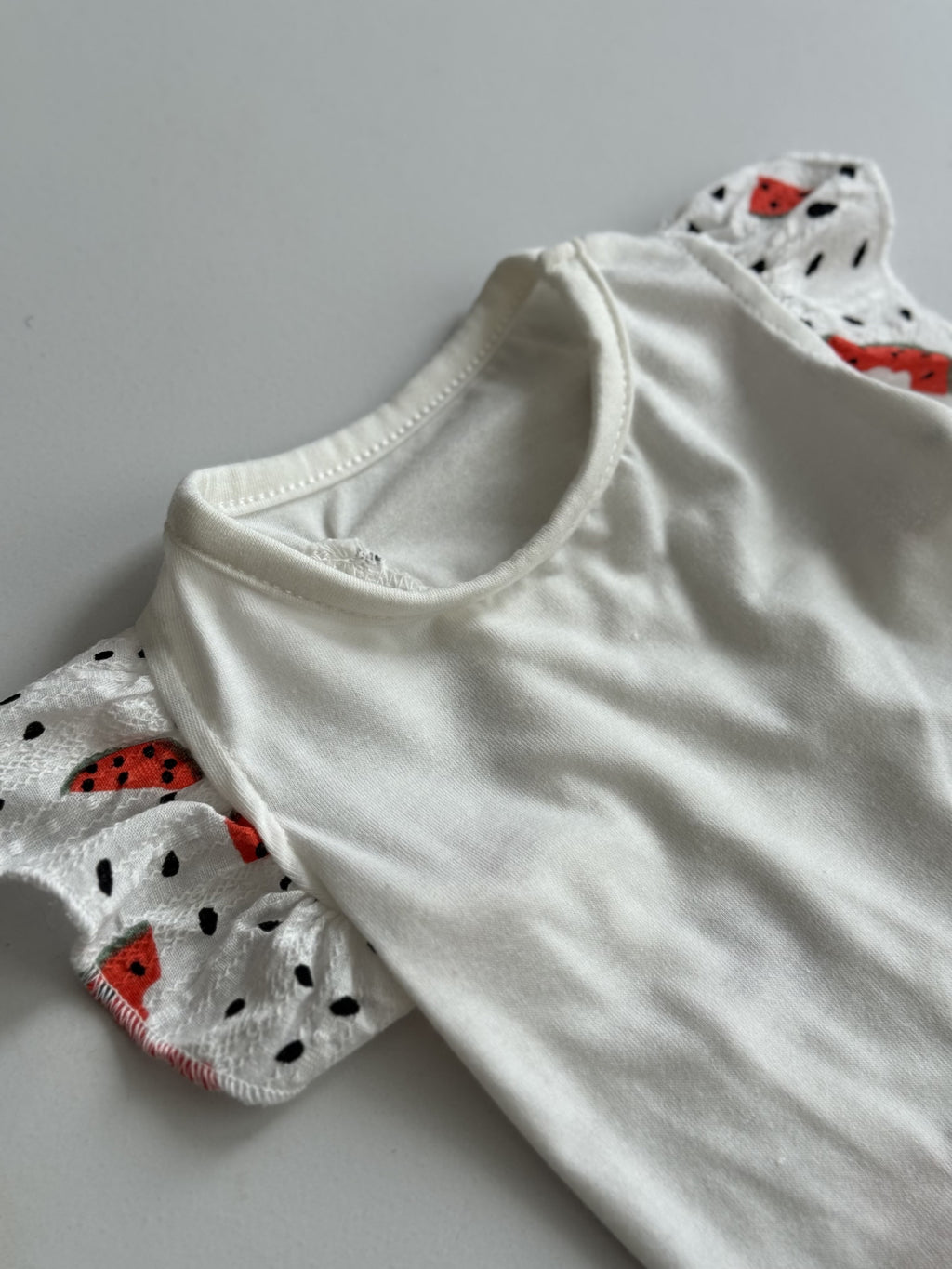 White T-shirt Watermelon