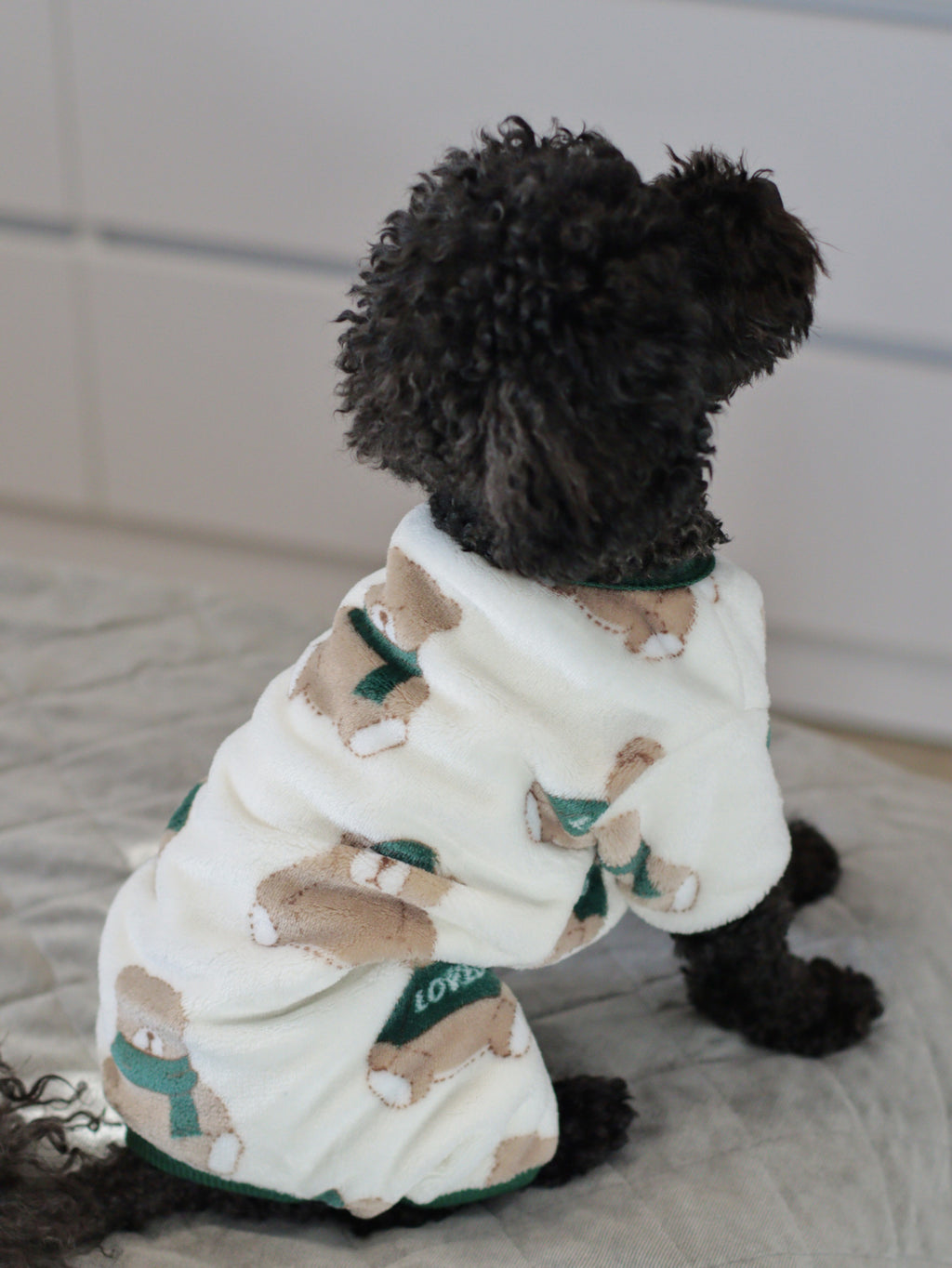 Teddy Milk white pajama jumpsuit