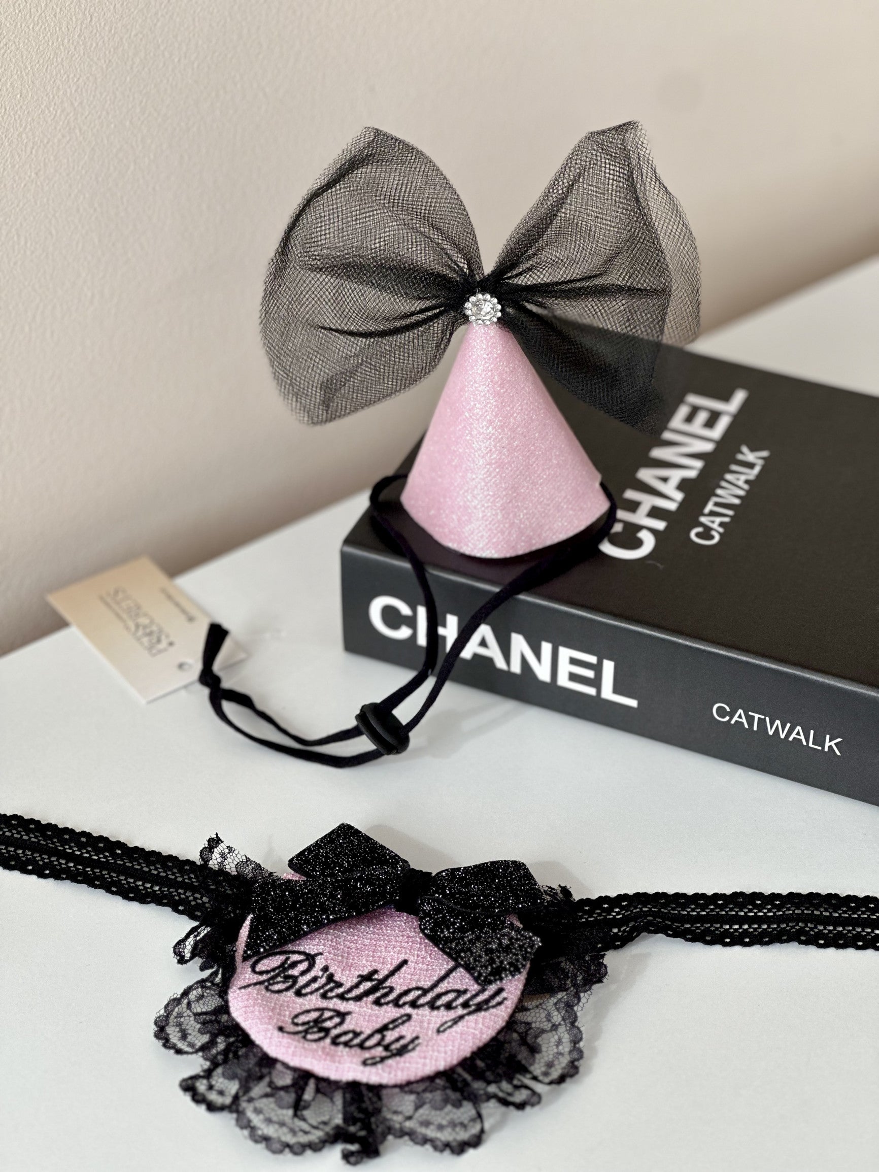 Набір рожево-чорного кольору Birthday baby