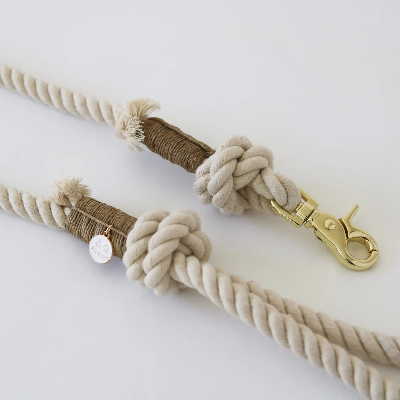 Повідець для собак Furlou Regular Rope Leash - Vanilla
