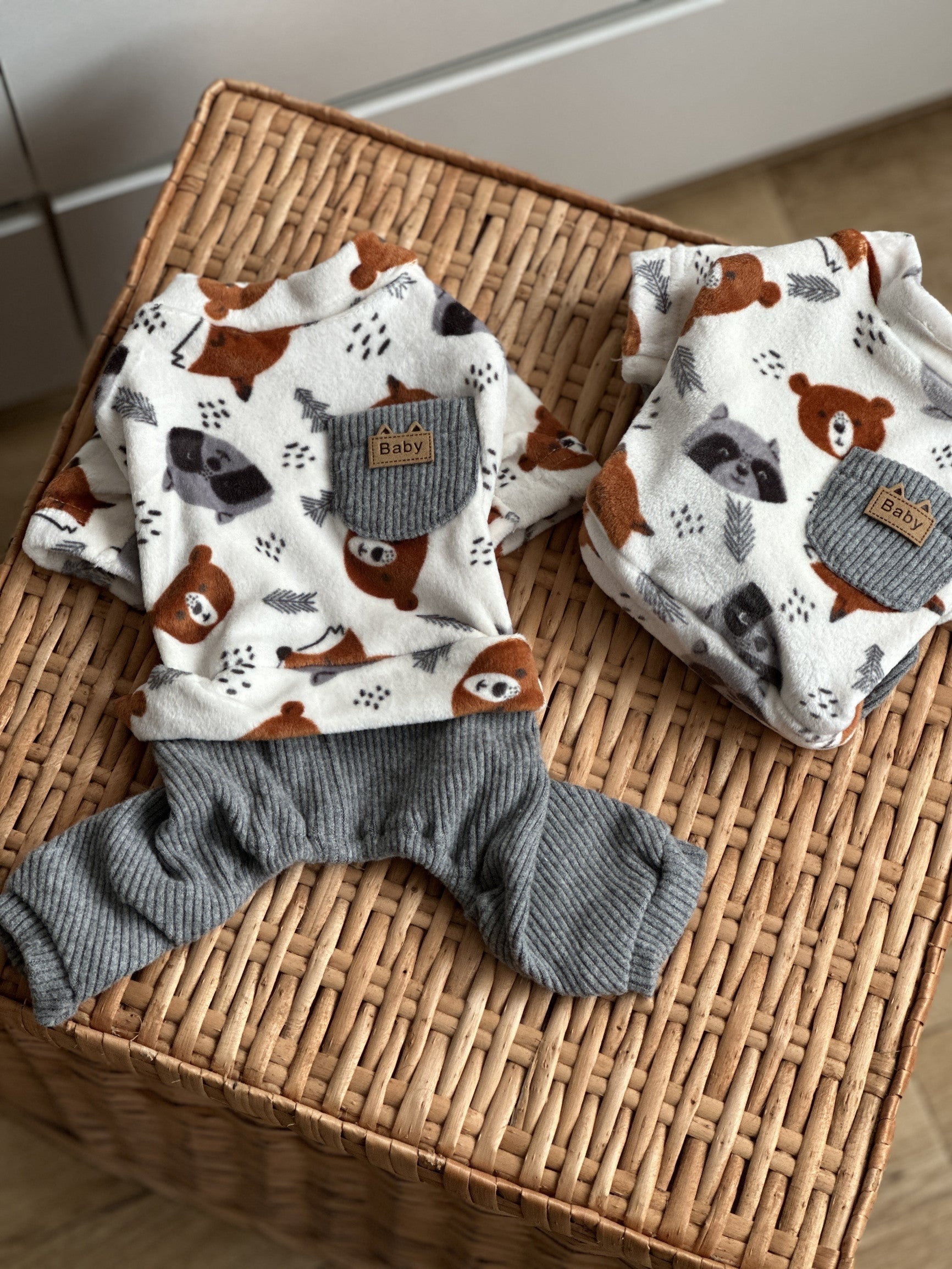 Комбінезон сірого кольору Forest Friends